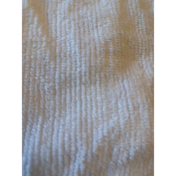 Tuftees White Terry Cloth Lounge Swim Cover Up Vintage 80s Dress Medium - Picture 2 of 5